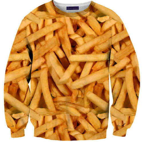 Foodie Swag: These All-Over-Print Sweatshirts Are Totally Ridiculous