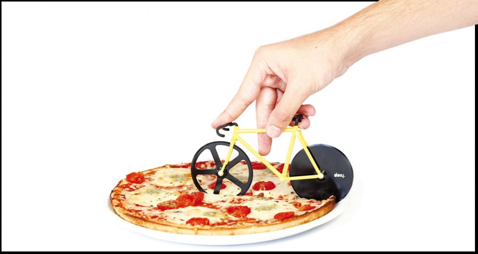 NEED IT ALERT Tiny Bicycle Pizza Cutter First We Feast