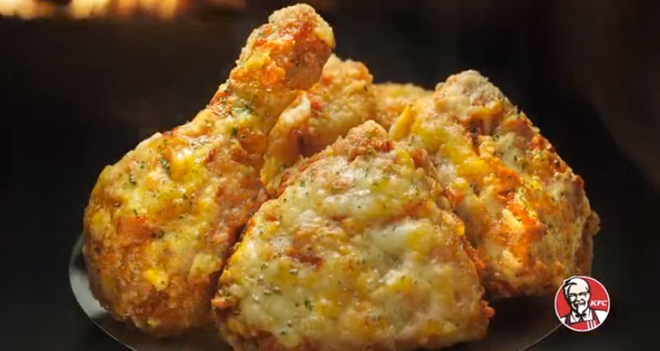 A PizzaChicken Wing Hybrid Exists at KFC Hong Kong First We Feast