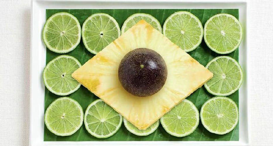 Awesome Flags of the World, Constructed Out of National Cuisine First