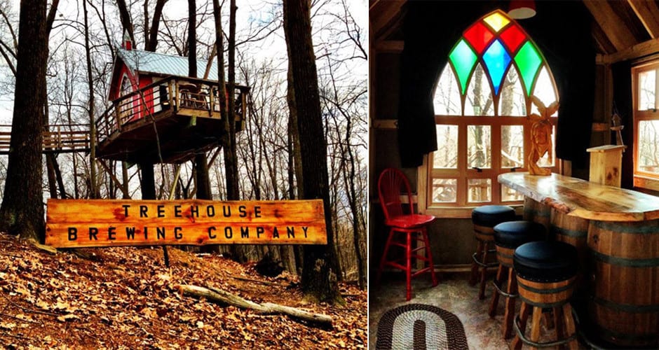 Tiny Ohio Treehouse is Actually a Microbrewery First We Feast