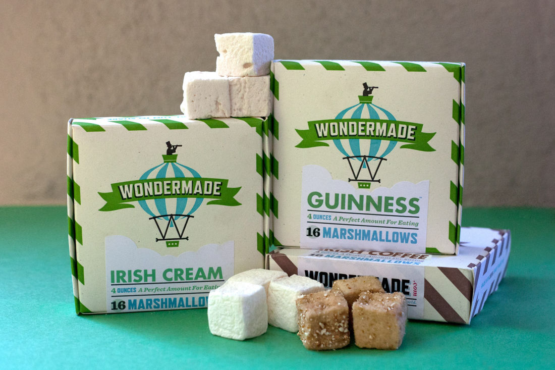 Wondermade's Guinness and Bailey'sflavored Marshmallows are the True Meaning of St. Patrick's