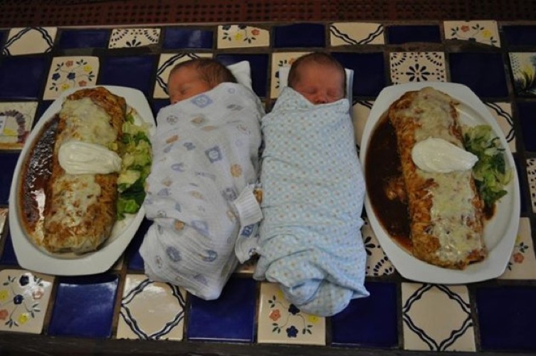 Photos of Babies with Burritos Prove that Comparing Burritos to Babies
