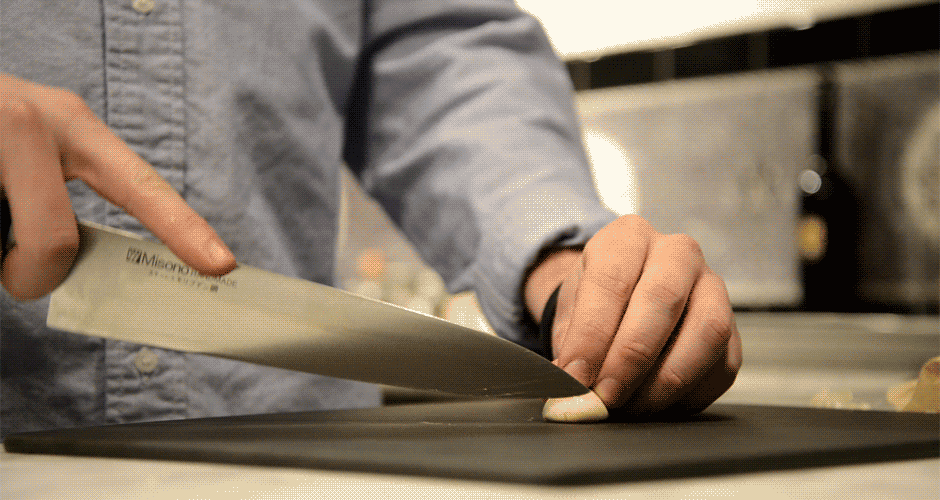 GIF Tutorial Essential Knife Skills with a Mission Chinese Cook