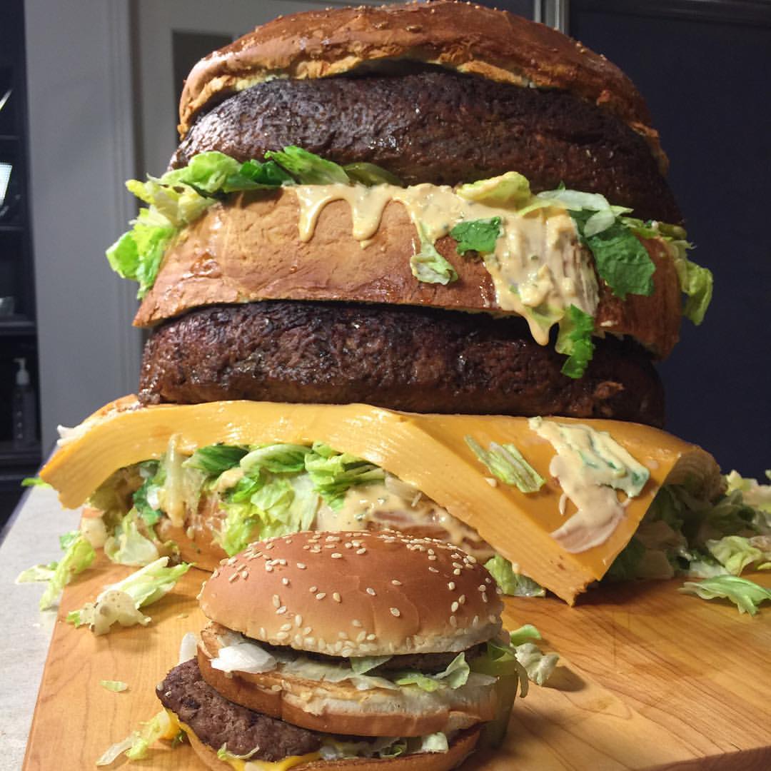 watch-these-maniacs-make-a-horrifying-100-pound-big-mac-from-scratch