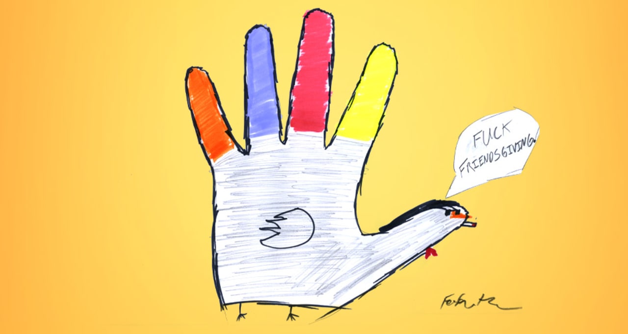 Friendsgiving No Friends Meme