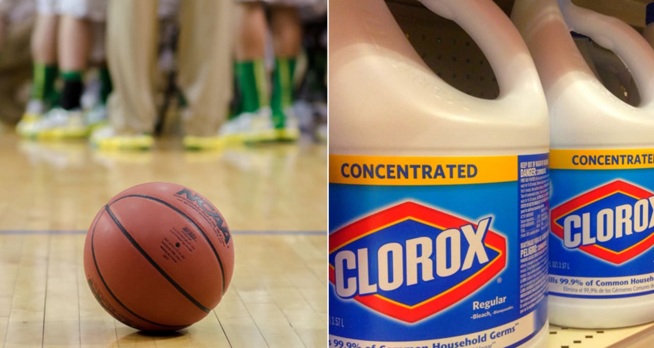 College Student Celebrates Basketball Win By Swigging Out Of A