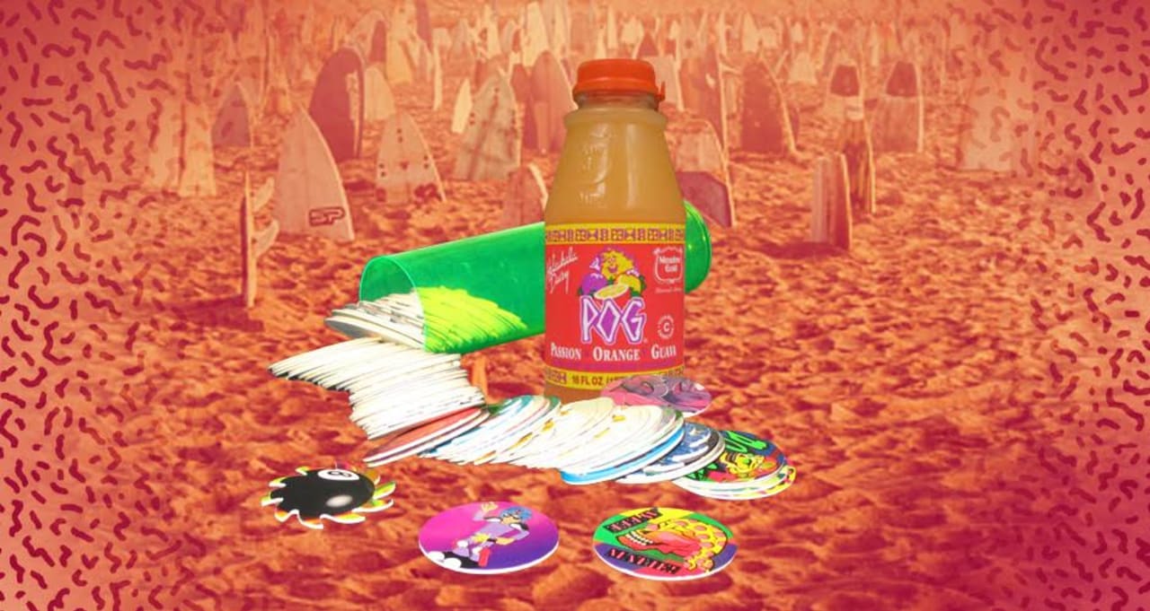 The Surprising History Of Pogs The 90s Era Craze Sparked By A Juice Company First We Feast