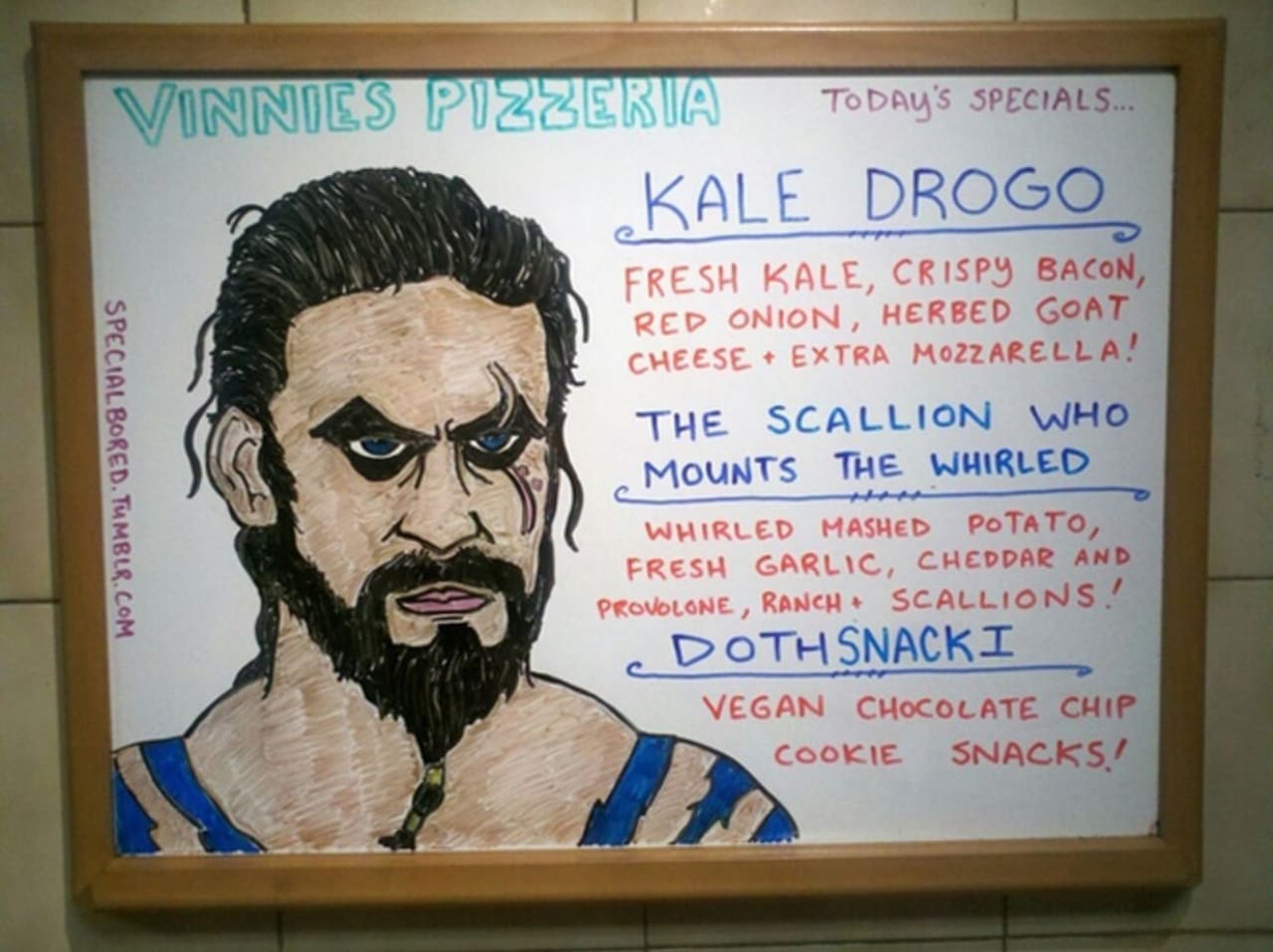 If Game Of Thrones Characters Were Dinner Specials First We Feast