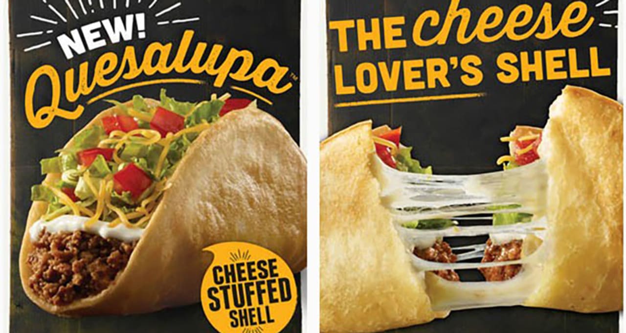 Taco Bell S Cheese Stuffed Quesalupa Will Finally Hit Stores Feb 8 First We Feast