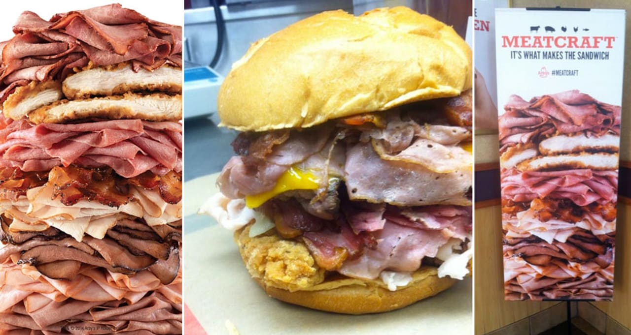 You Can Now Order A Meat Mountain At Arby S For 10 First We Feast