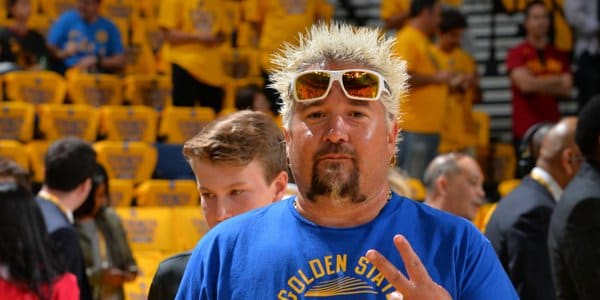NBA Finals: E-40 and Guy Fieri on the View From the Sideline
