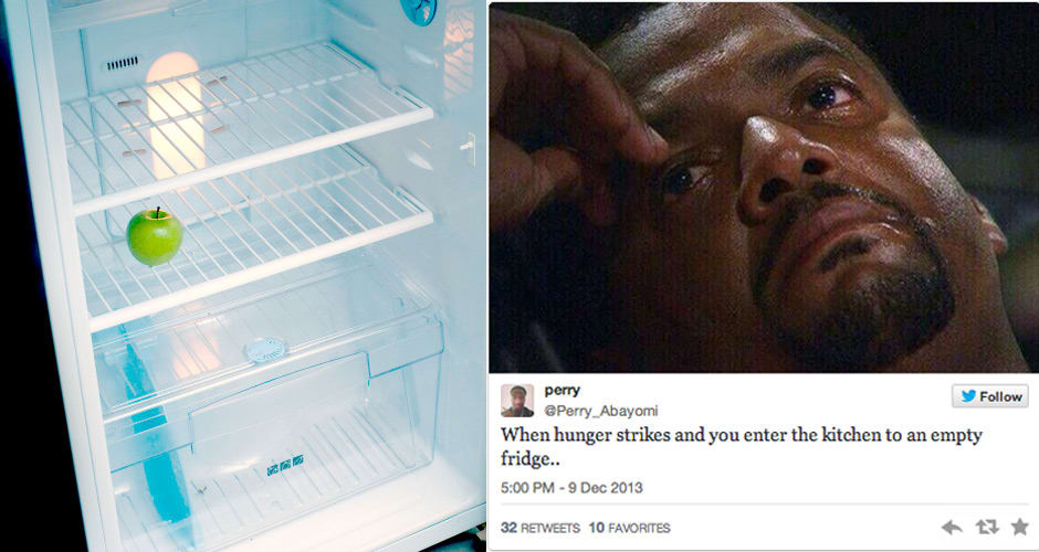 The Horrors of an Empty Fridge, as Told by Twitter | First We Feast
