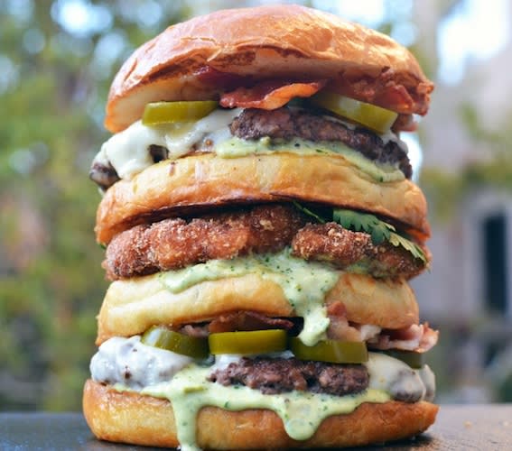 Meet The Mcconsensual Group Sex Burger Featuring Chicharrón Fried 9474