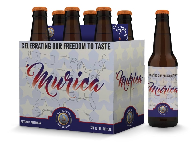 Michigan Brewery Clowns On Budweiser With New Murica Beer
