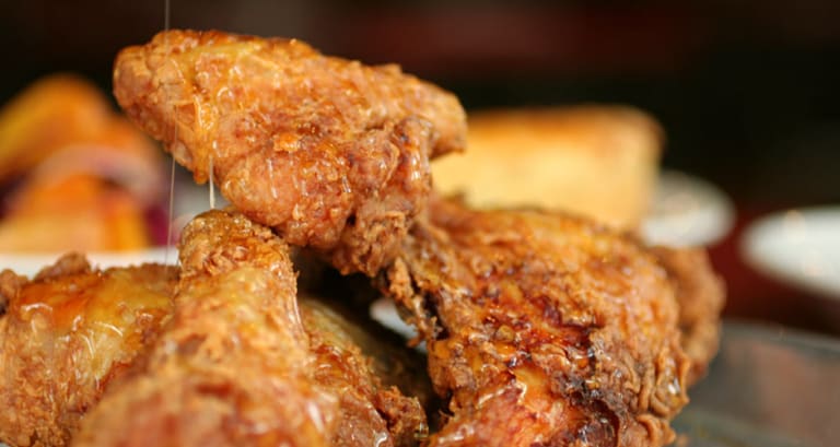 768px x 409px - Fried Chicken Porn to Inspire Your National Fried Chicken Day Feasting |  First We Feast