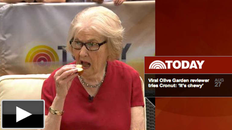 Marilyn Hagerty Grand Forks Olive Garden Reviewer Eats A Cronut