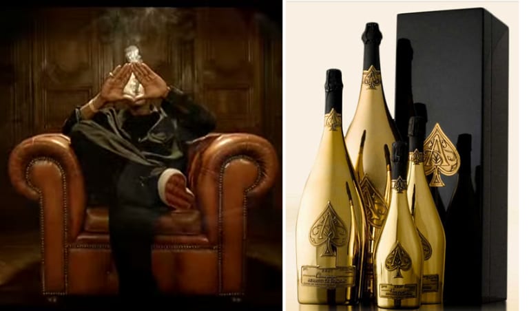 Jay Z and Hennessy deal on ACE of SPADE - Armand De Brignac #aceofspade  #hennessy #JayZ 