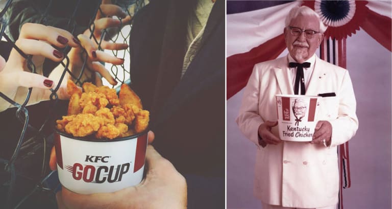 Colonel sanders fried chicken