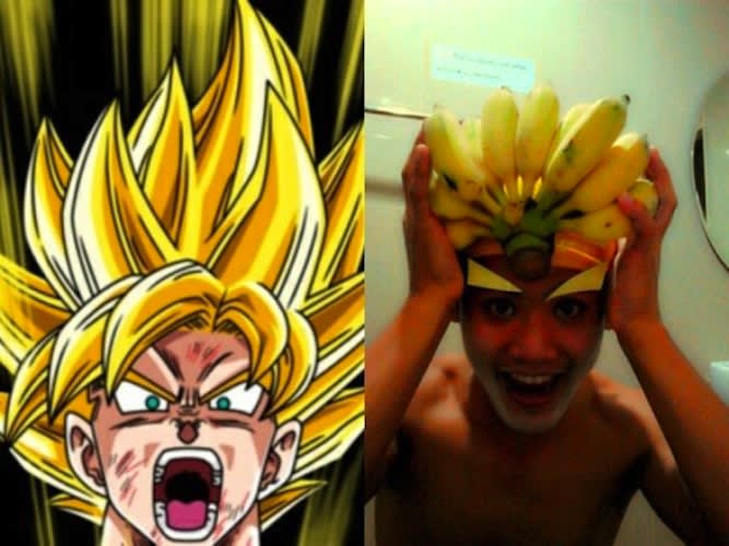 This Kid Proves That Bananas Can Turn You Into A Real Life Dragon Ball Z Character First We Feast