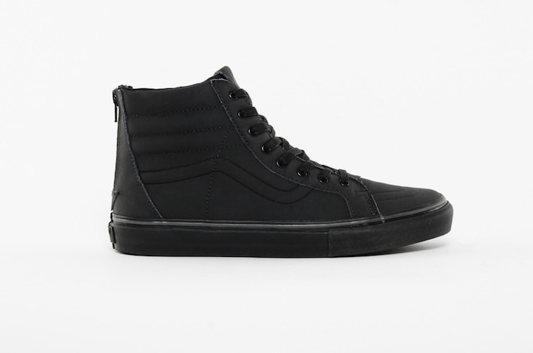 black non slip vans