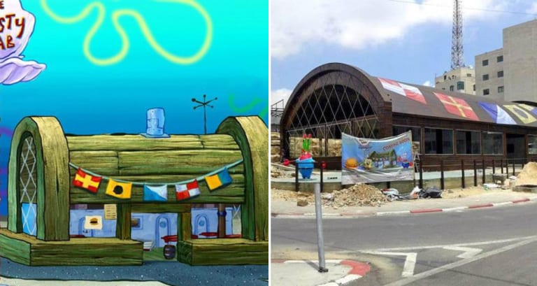 Actual krusty krab restaurant