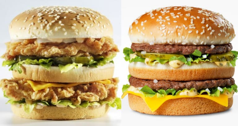 Chicken Boss burger meal - KFC