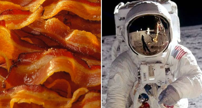 Resultado de imagen para buzz aldrin first meal in moon