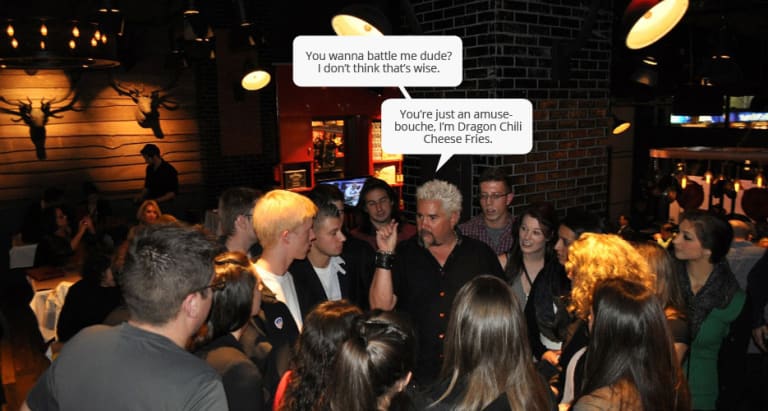 Eavesdropping On Guy Fieri At Guy S American Kitchen And Bar