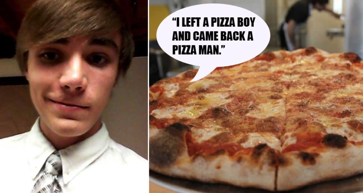 Pizza Boy Graduates to "Pizza Man" After Saving Customer's Life First