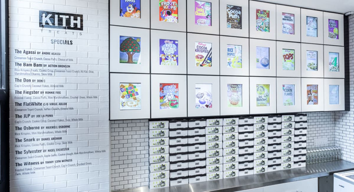 KITH Opens NYC's First Combination Cereal Bar-slash-Sneaker Store ...