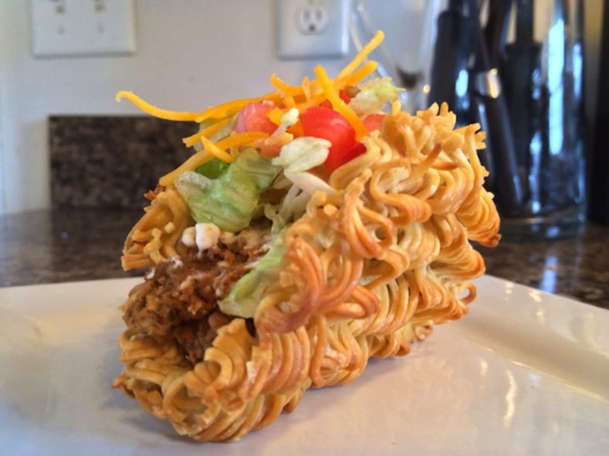 The Ramen Taco Exists, But the World Didn't Need It | First We Feast