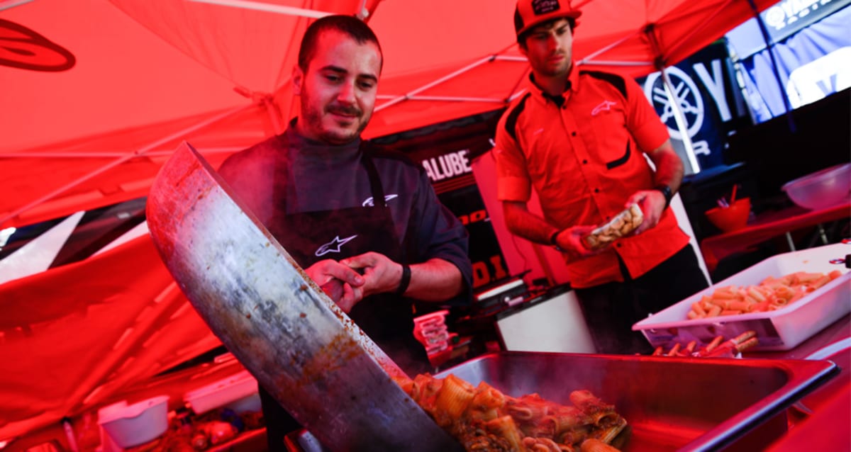 Photo Essay Cooking in the Paddock at MotoGP First We Feast