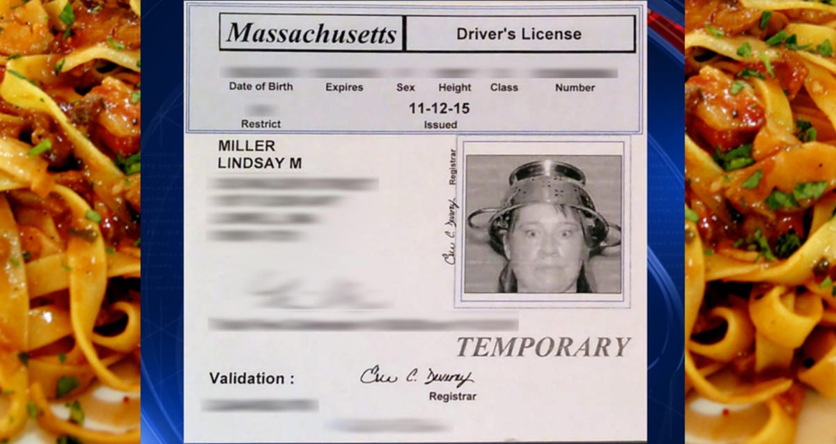 'Pastafarian' Granted Permission to Wear Spaghetti Colander on Her Head