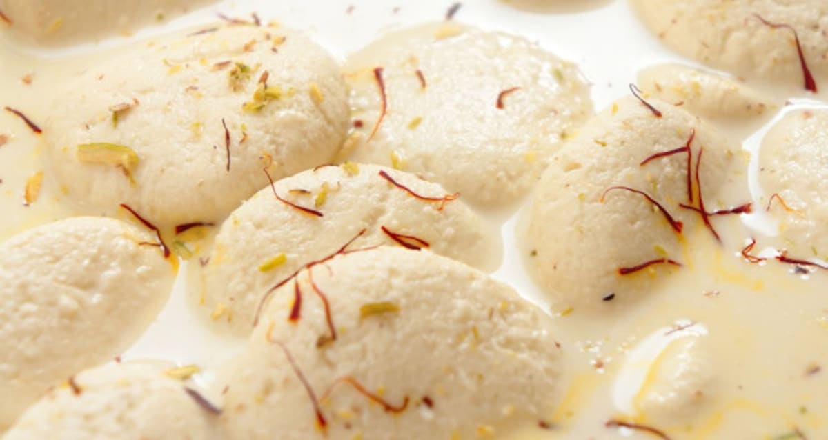 Around the World in 13 Desserts - Rasmalai