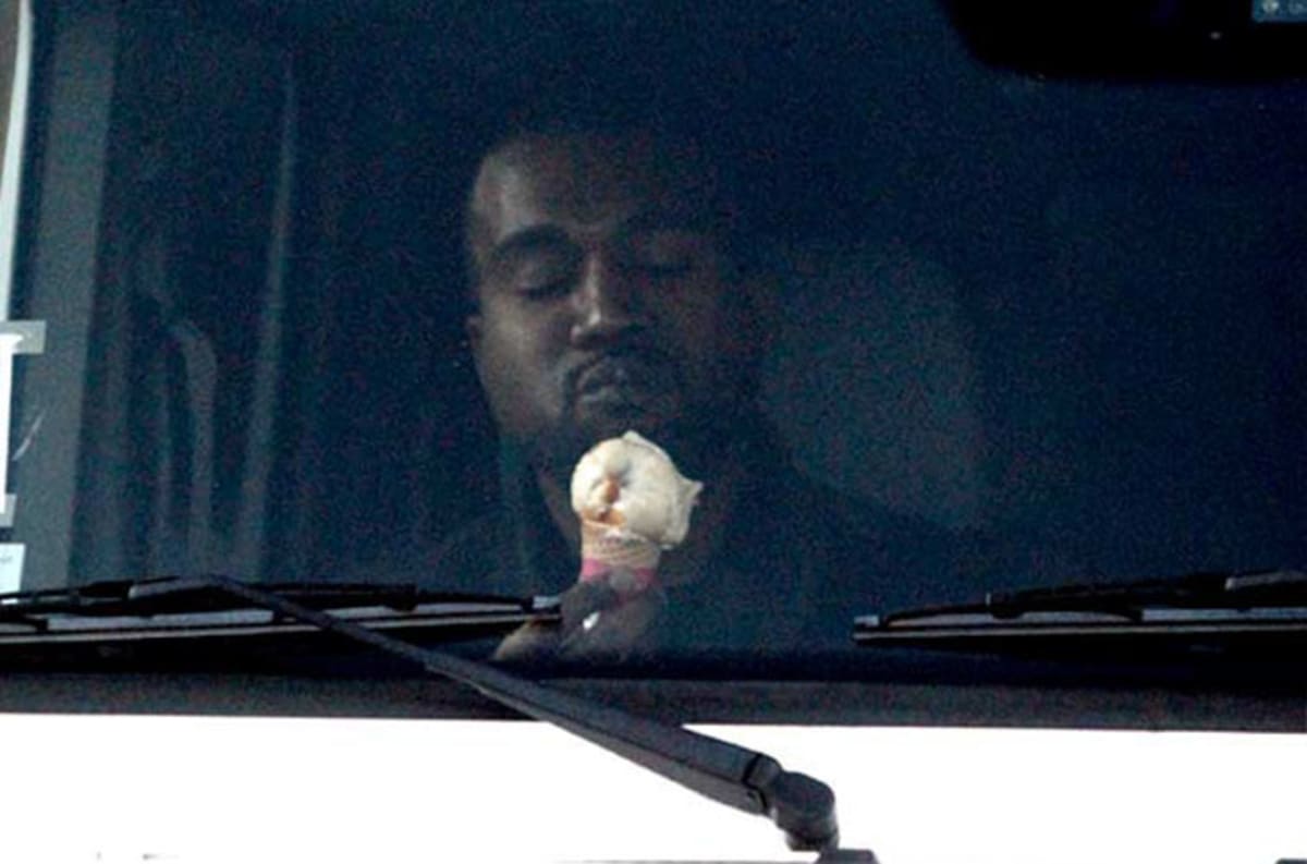 Ice Cream Makes Kanye West Happy | First We Feast
