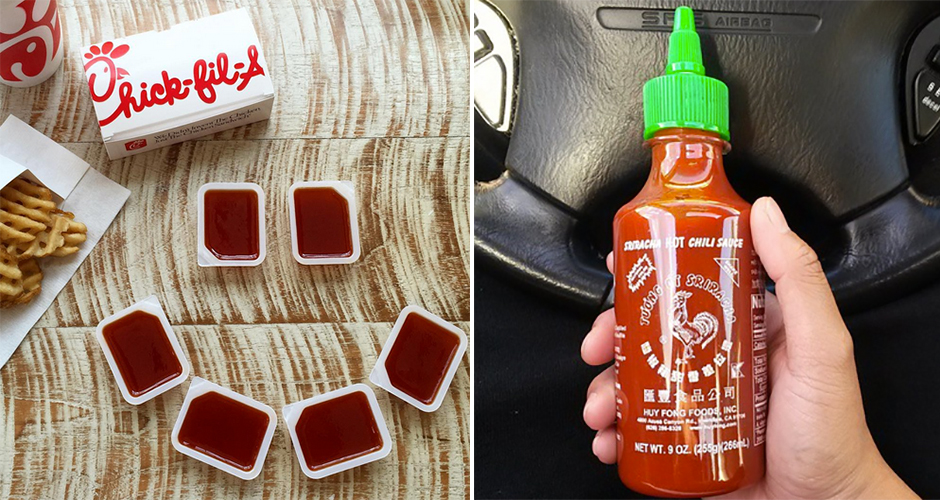 chick fil a sriracha sauce bottle