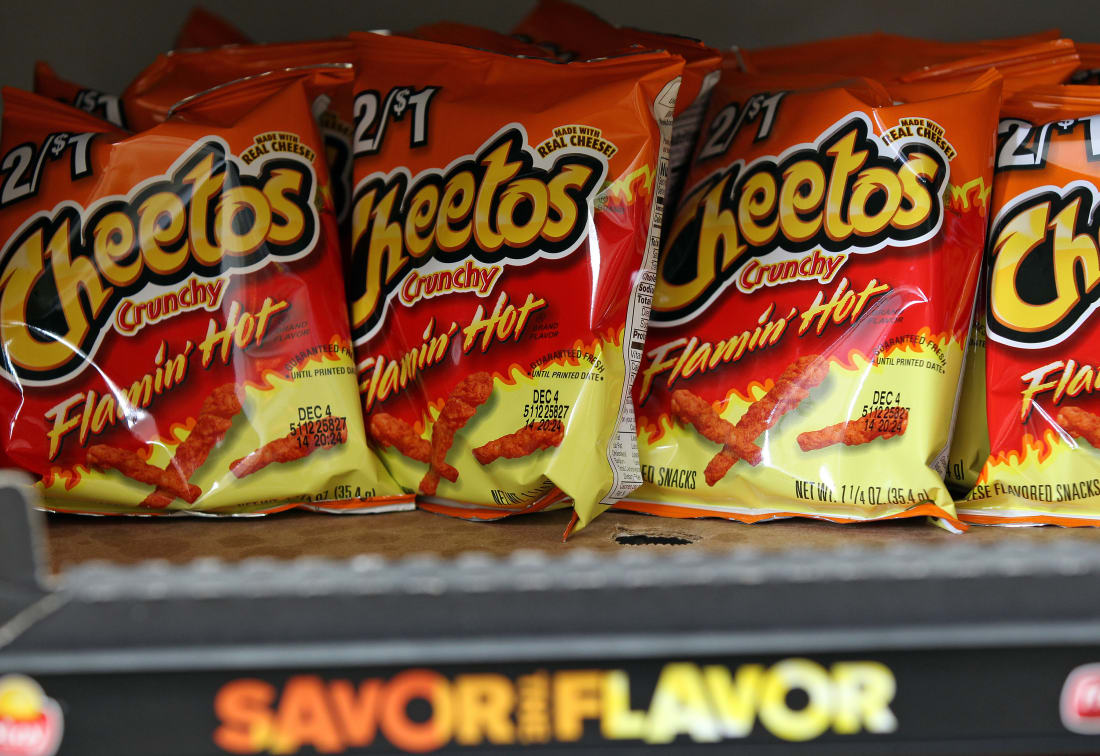 flamin hot cheetos pants
