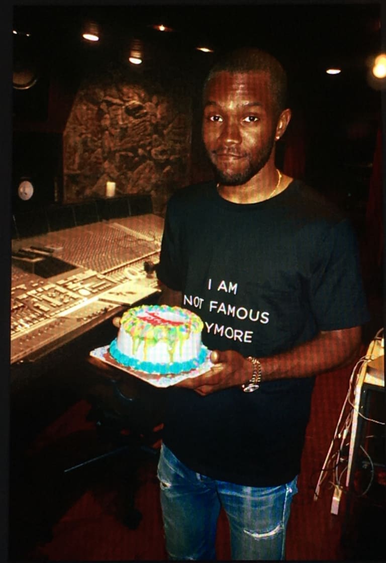 Frank Ocean Celebrates Blonde With A Birthday Cake From Tyler The Creator First We Feast