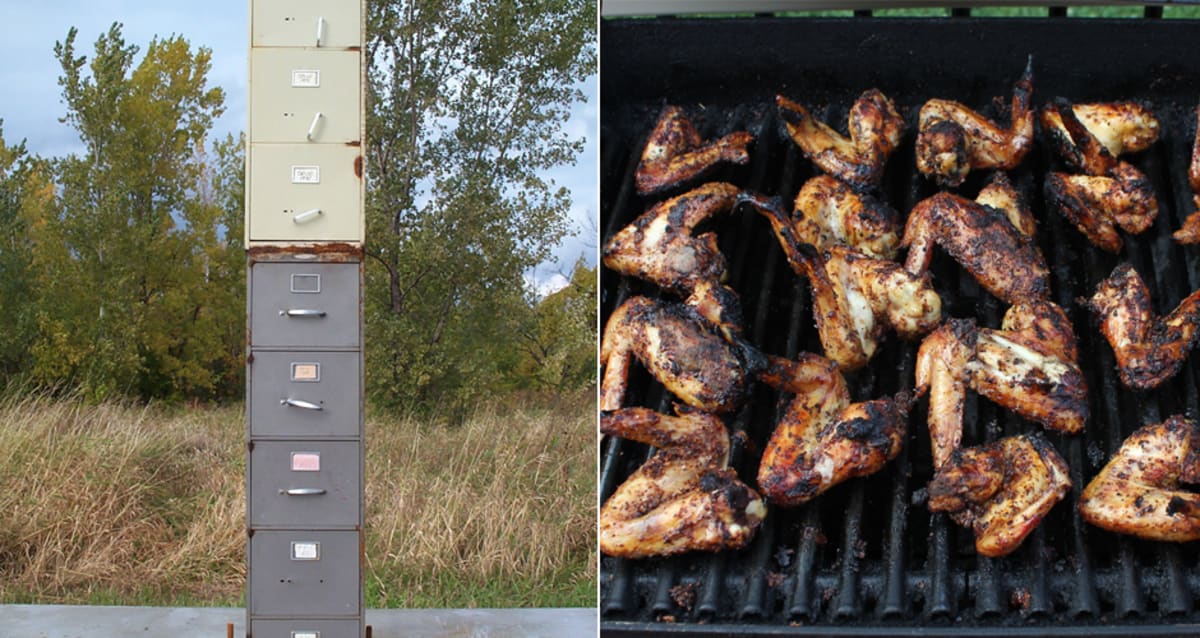 This Genius Turned His Filing Cabinet Into a Barbecue ...