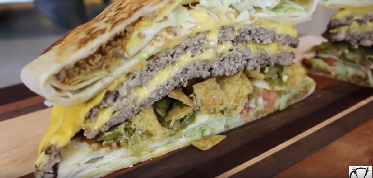 The Vulgar Chef’s New “Crunchwrap Double Cheeseburger” Is a Taco Bell Nightmare | First We Feast
