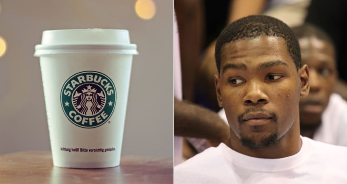 Watch Kevin Durant Hand Out Drinks as a Starbucks Barista ...