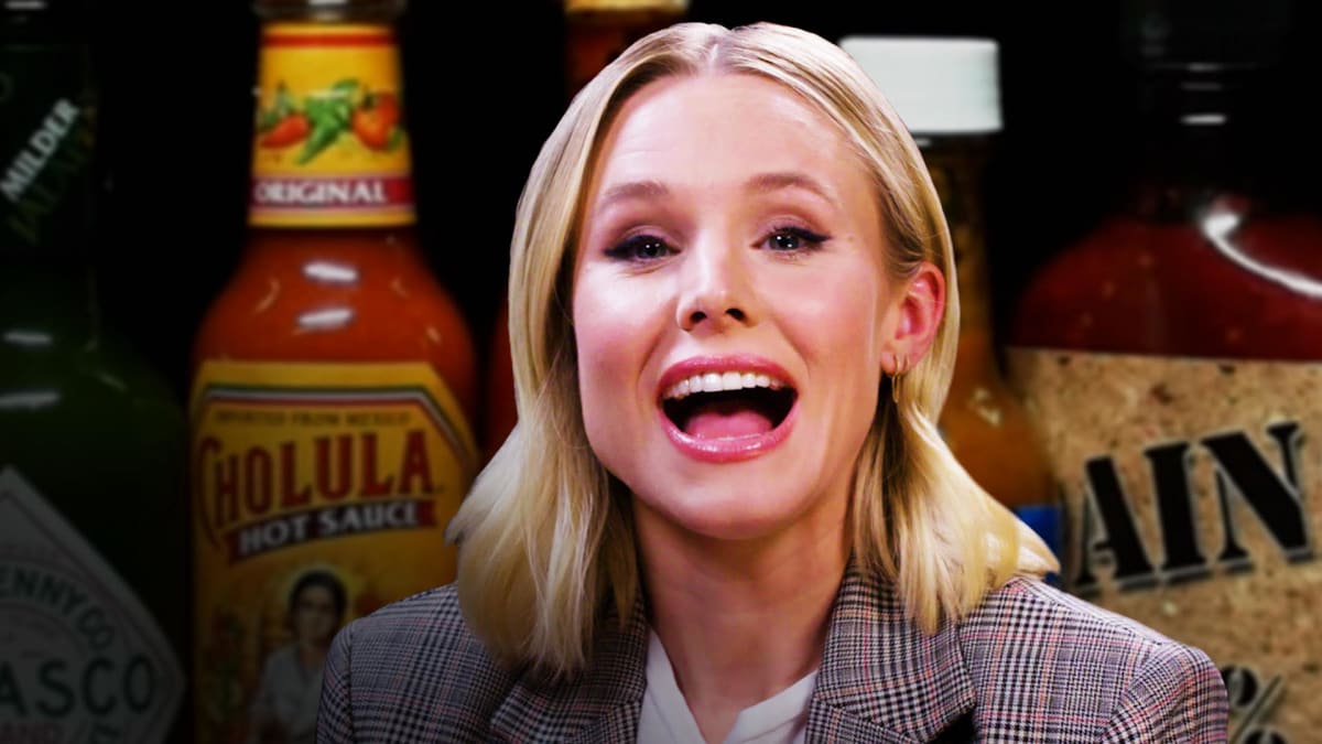 Watch Kristen Bell Take on the Hot Ones Challenge | First We Feast