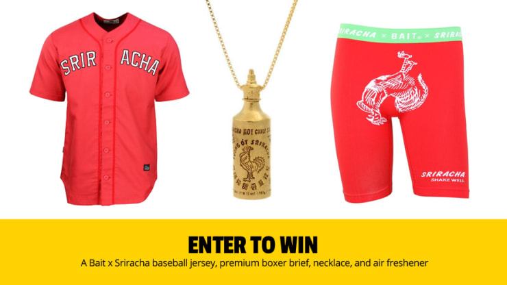 Cop This Exclusive Sriracha Baseball Jersey at Comic Con